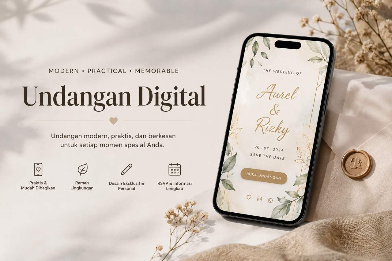 Modern Digital Invitation: Solusi Undangan Praktis di Era Digital